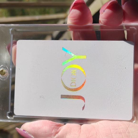 Dior holographic 3 of Spades collectors playing card in a magnetic case - Picture 2 of 2